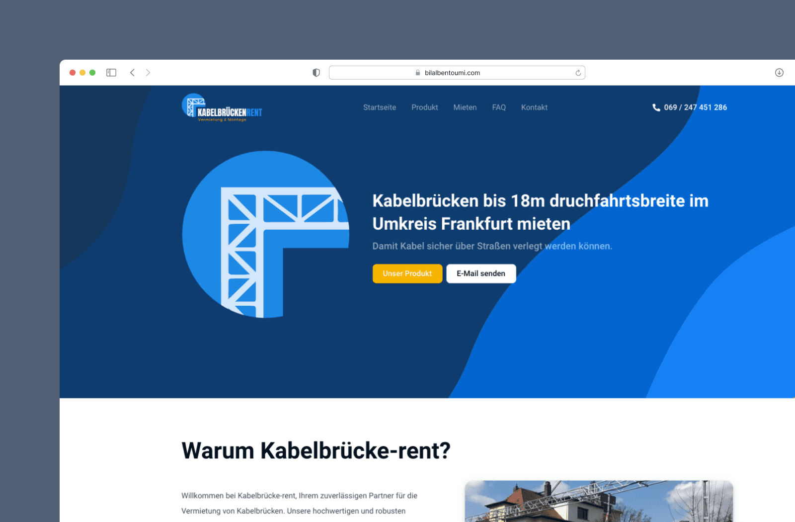 Kabelbrücken Rent